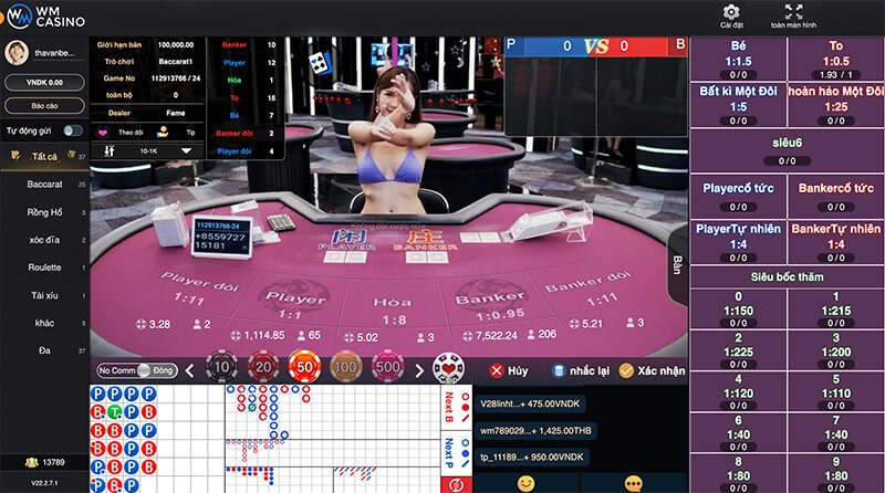 Chơi WM Live Casino trên Manbetx - Nơi đặt cược an toàn